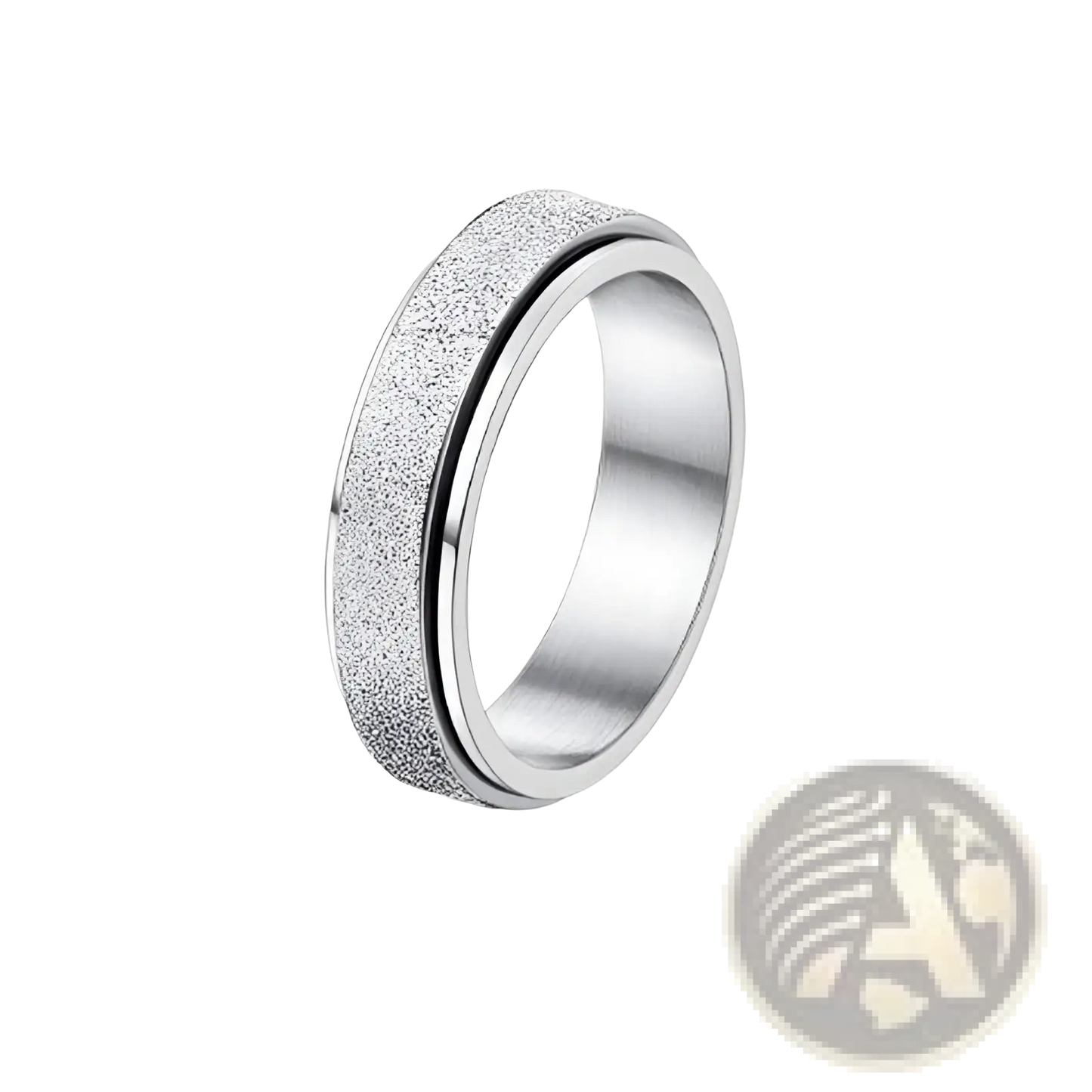 Celestial Stainless Steel Anxiety Spinner Ring Set