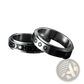 Celestial Stainless Steel Anxiety Spinner Ring Set