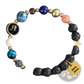 Celestial Zodiac Planet Matte Stone Beaded Bracelet