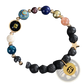 Celestial Zodiac Planet Matte Stone Beaded Bracelet
