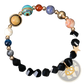 Celestial Zodiac Planet Matte Stone Beaded Bracelet