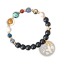 Celestial Zodiac Planet Matte Stone Beaded Bracelet