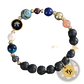 Celestial Zodiac Planet Matte Stone Beaded Bracelet