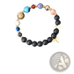 Celestial Zodiac Planet Matte Stone Beaded Bracelet
