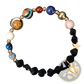 Celestial Zodiac Planet Matte Stone Beaded Bracelet