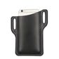 Brown Pu Leather Phone Holster with Belt Loop and Card Slots