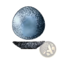 Ceramic Blue Speckled Nordic Round Corner Fillet Plate