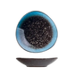 Ceramic Blue Speckled Nordic Round Corner Fillet Plate