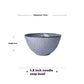 Ceramic Dinnerware Set Retro Ribbed Plates and Bowls