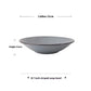 Ceramic Dinnerware Set Retro Ribbed Plates and Bowls