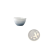 Ceramic Gradient Blue Steak Plate and Bowl Set