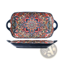 Ceramic Mandala Serving Bowl Hand Painted 400ml