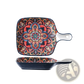 Ceramic Mandala Serving Bowl Hand Painted 400ml
