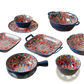 Ceramic Mandala Serving Bowl Hand Painted 400ml