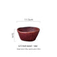 Ceramic Rice Bowl Retro Handcrafted Textured Soup Bowl