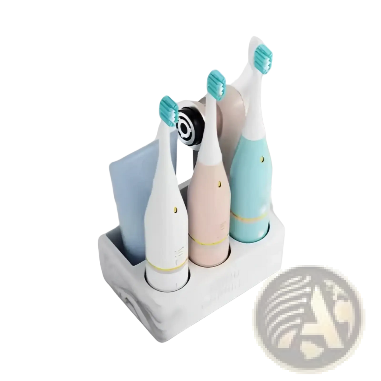 Ceramic Toothpaste Holder Marble Bathroom Organizer