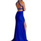 Rachel Allan - Beaded High Neckline Prom Dress