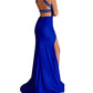 Rachel Allan - Beaded High Neckline Prom Dress