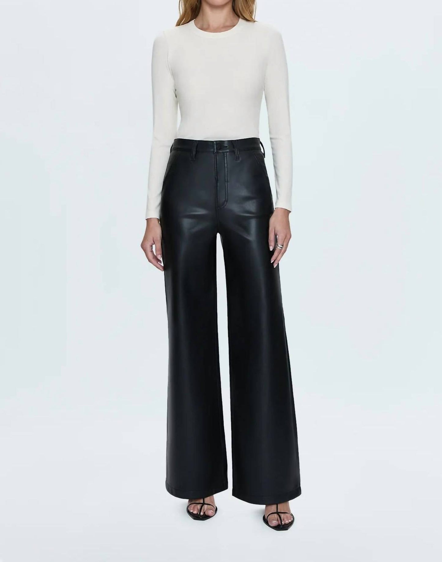 Pistola - Lana High Rise Ultra Wide Leather Pant