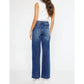 Kancan - High Rise Trouser Wide Leg Jeans