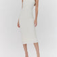 Adelyn Rae - LARA TEXTURED LACE TRIM MIDI DRESS