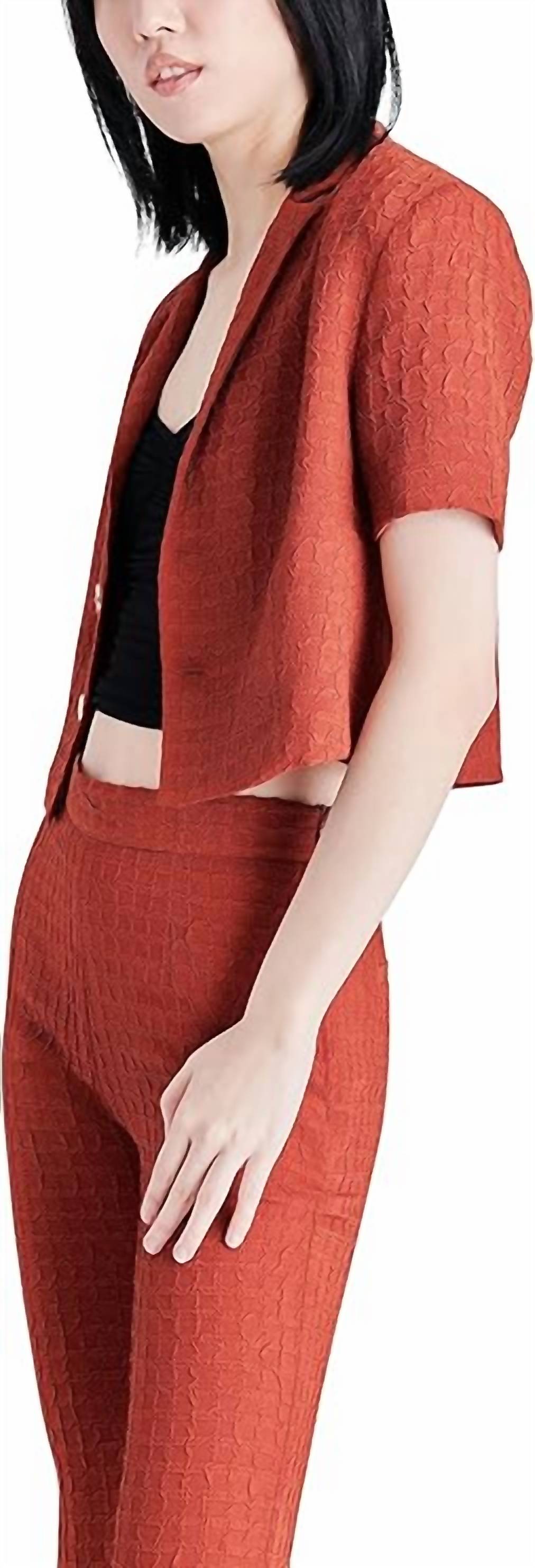 Steve Madden - NOTCHED LAPEL TOP