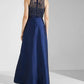 Adrianna Papell - Sleeveless Beaded Bodice Tiered Gown