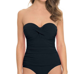Profile By Gottex - Bandeau Underwire D-cup One Piece Swimsuit
