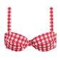 Montce - Gingham Bustier Bikini Top