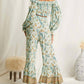 Scandal Italy - Maia Paisley Bell Bottom Pants