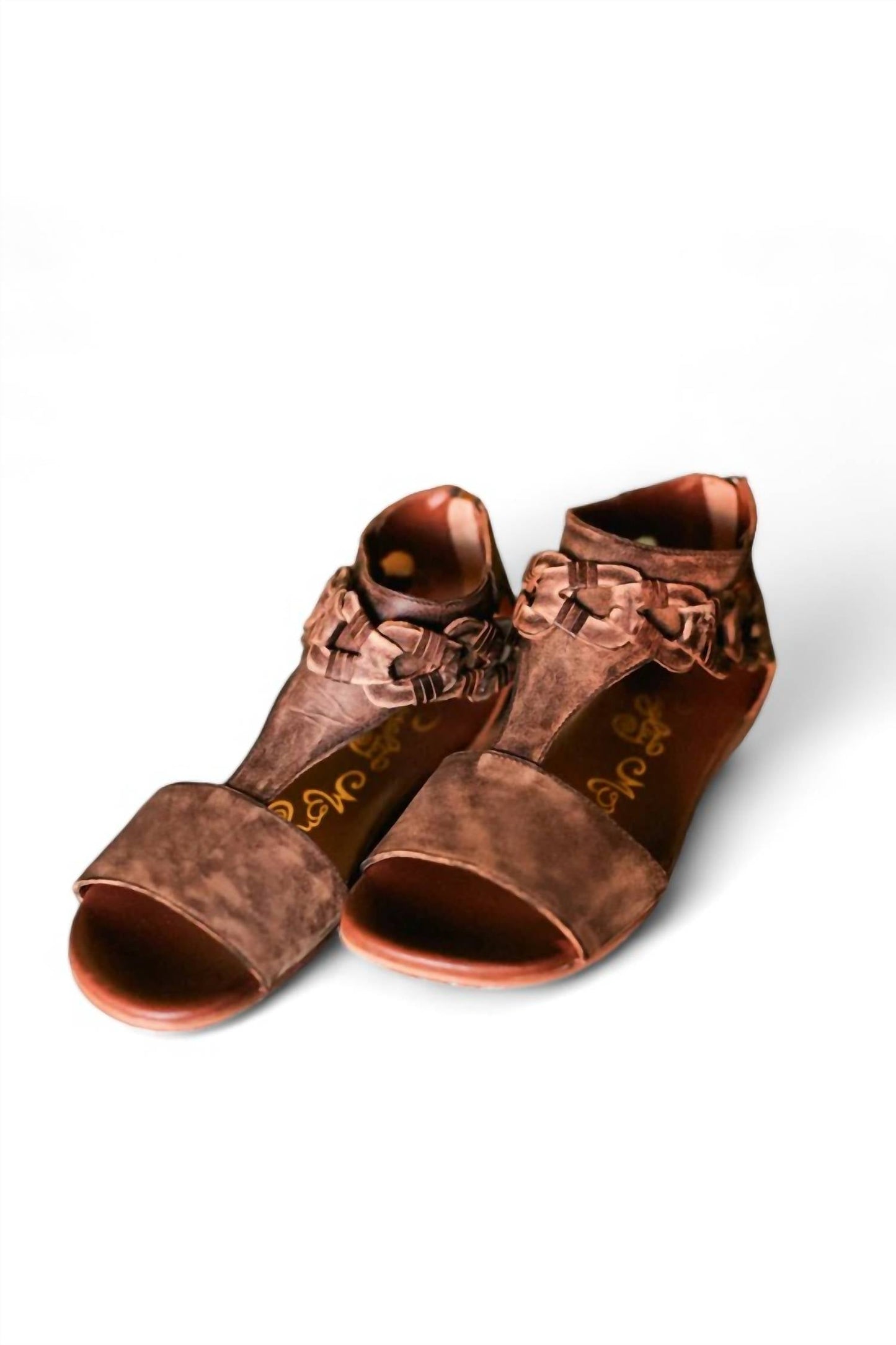 Naughty Monkey - Women's Hippie Hollow Distressed Genuine Leather Sandals