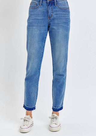 Judy Blue - Rigid Magic Release Hem Boyfriend Jean