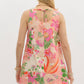Entro - Tropical Halter Mini Dress