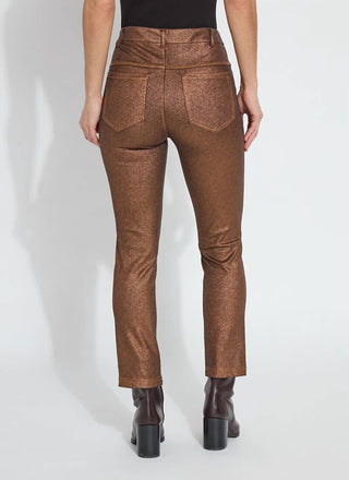 Lysse - Coated Straight Denim Pants