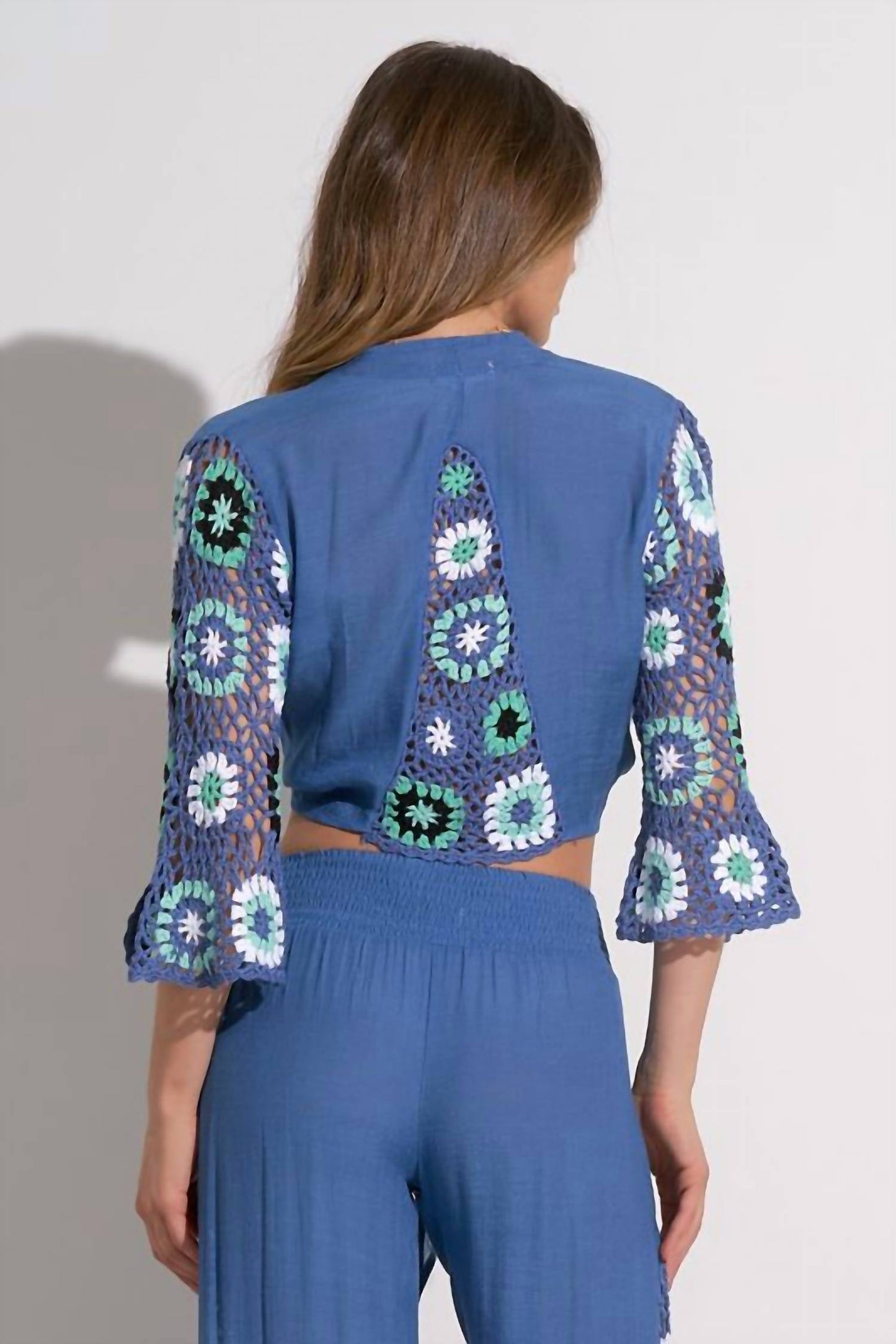 Elan - Palma Crochet Tie Top