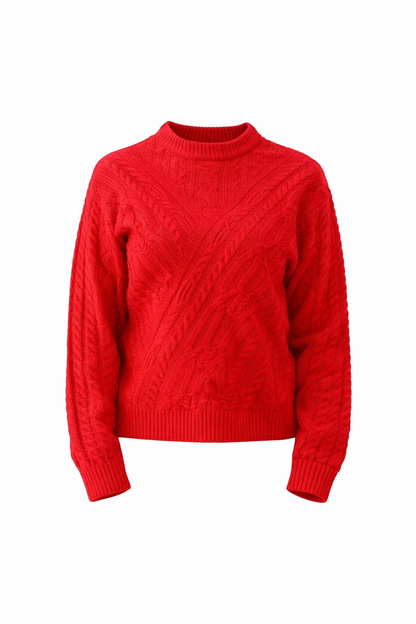 &Merci - Aiden Cable Knit Pullover Sweater