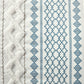 King/Cal King Cotton Printed Duvet Cover Set with Chenille