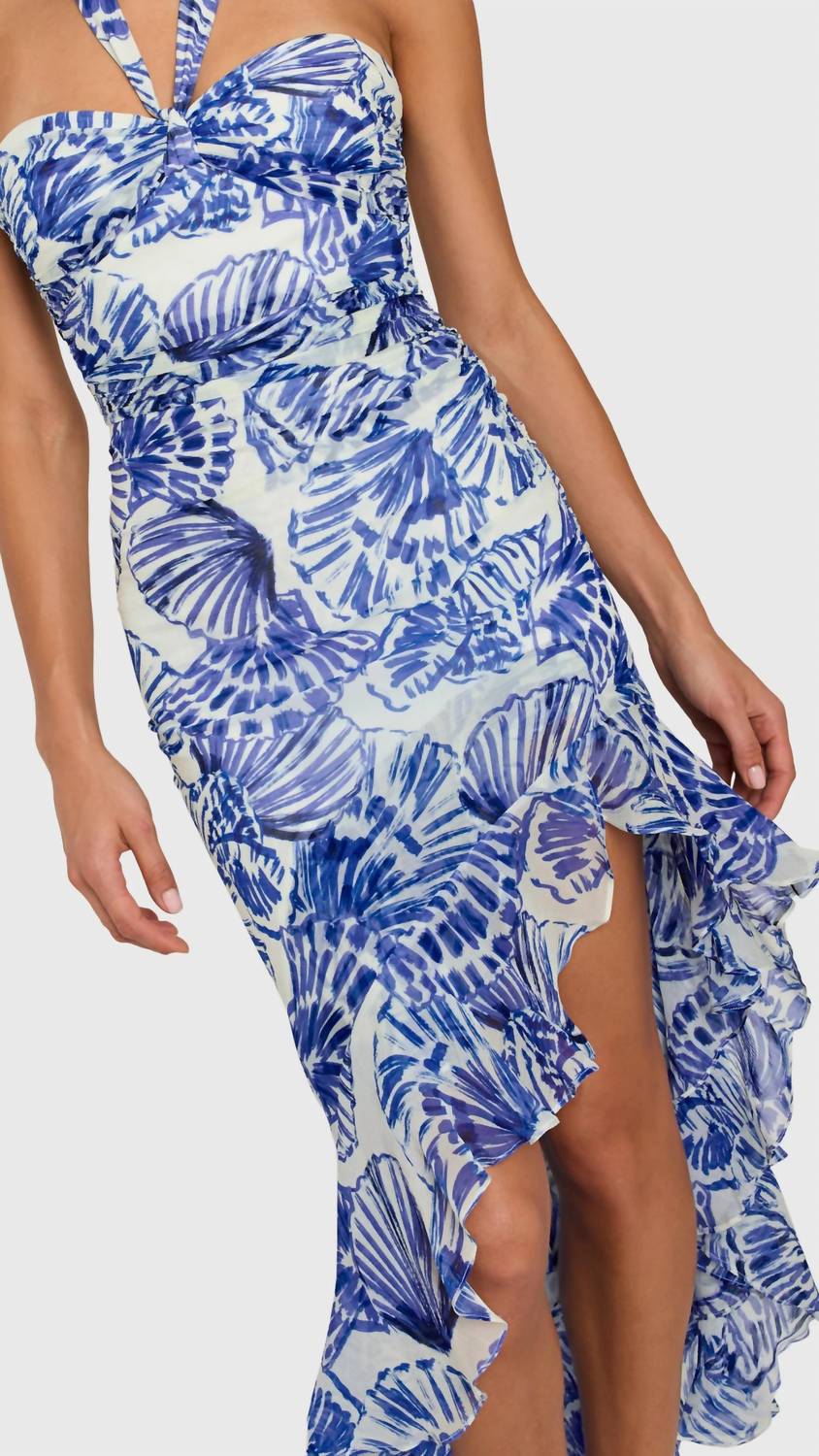Amanda Uprichard - Marabou Chiffon Dress