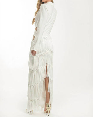 Steffany Milano - Fringe Fantasy Blazer Dress