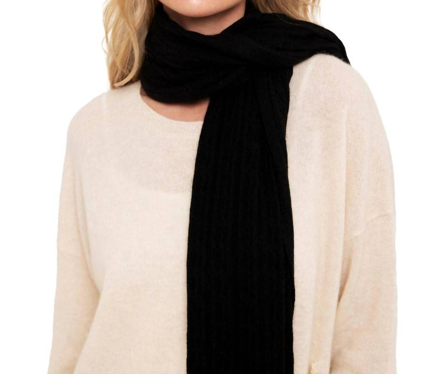 Brodie Cashmere - Cable Scarf