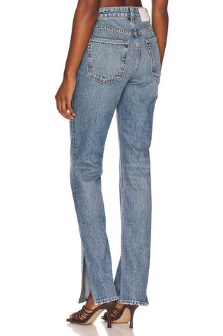 Grlfrnd - HARLOW HIGH RISE SLIM BOOT JEAN WITH SLIT
