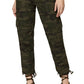 Women's Sanctuary Terrain Linen Crop Cargo Pants, Size 30 - Green