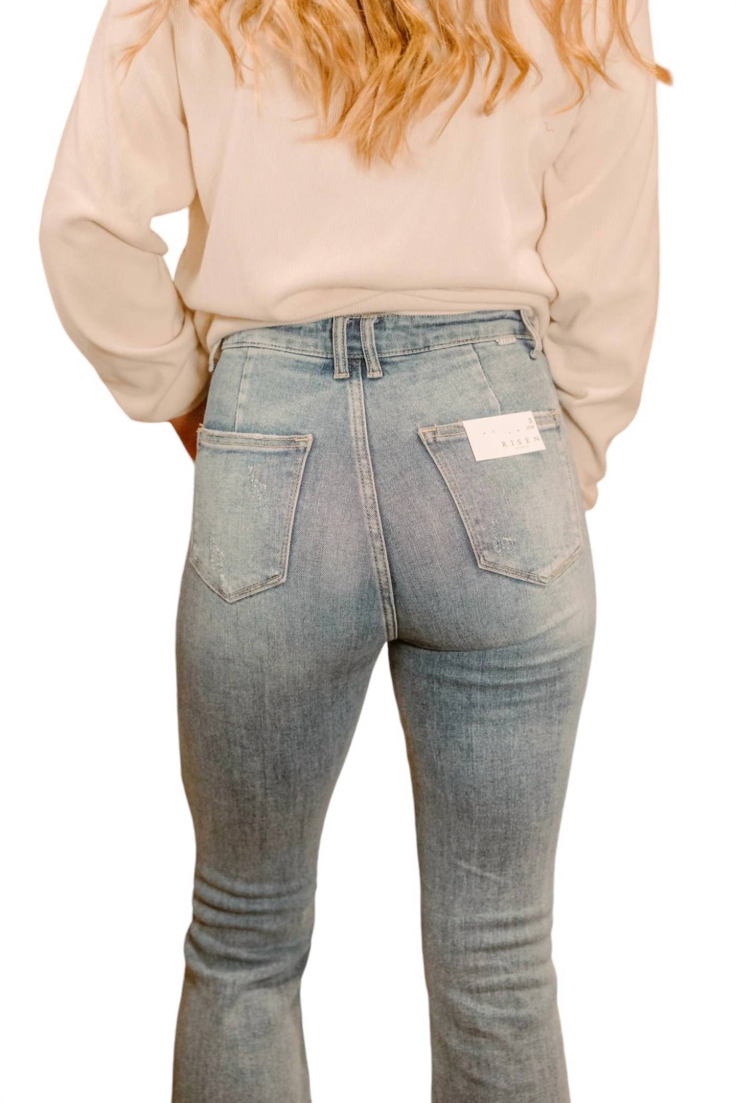 Risen - Hannah Vintage High Rise Flare Denim Jean