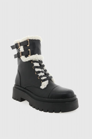 Billini - Women's Ferrel Sherpa Combat Boot