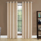 2 Pieces Set Room Darkening Curtain Panels with Grommet