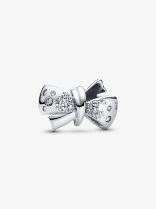 Pandora - Sparkling Bow Charm Sterling silver charm only