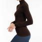 Elietian - Long Sleeve Mock Neck Top