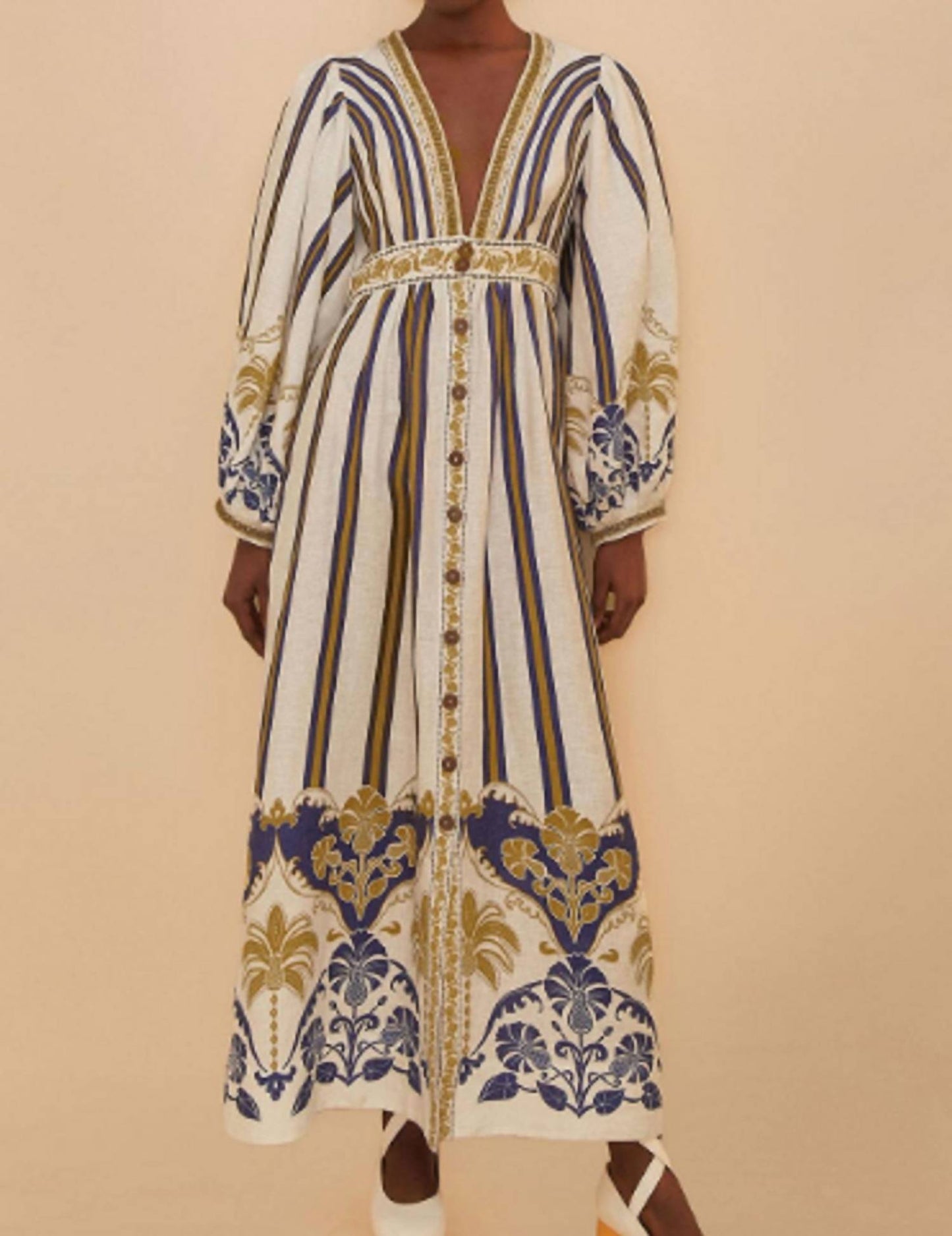 Farm Rio - PINEAPPLE DECO MAXI DRESS