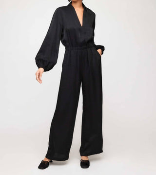 Fifteen Twenty - Skyler V-neck Relaxed Jumpsuit
