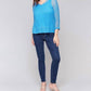 Charlie B - Fishnet Crochet Sweater